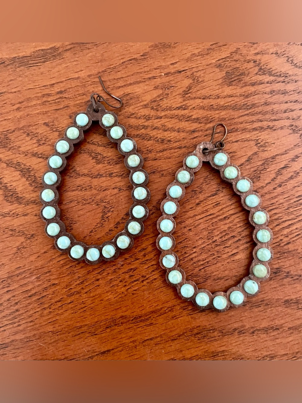 Sookie Sookie Faux Turquoise Ravena Teardrop Earrings – Western NFR Boutique